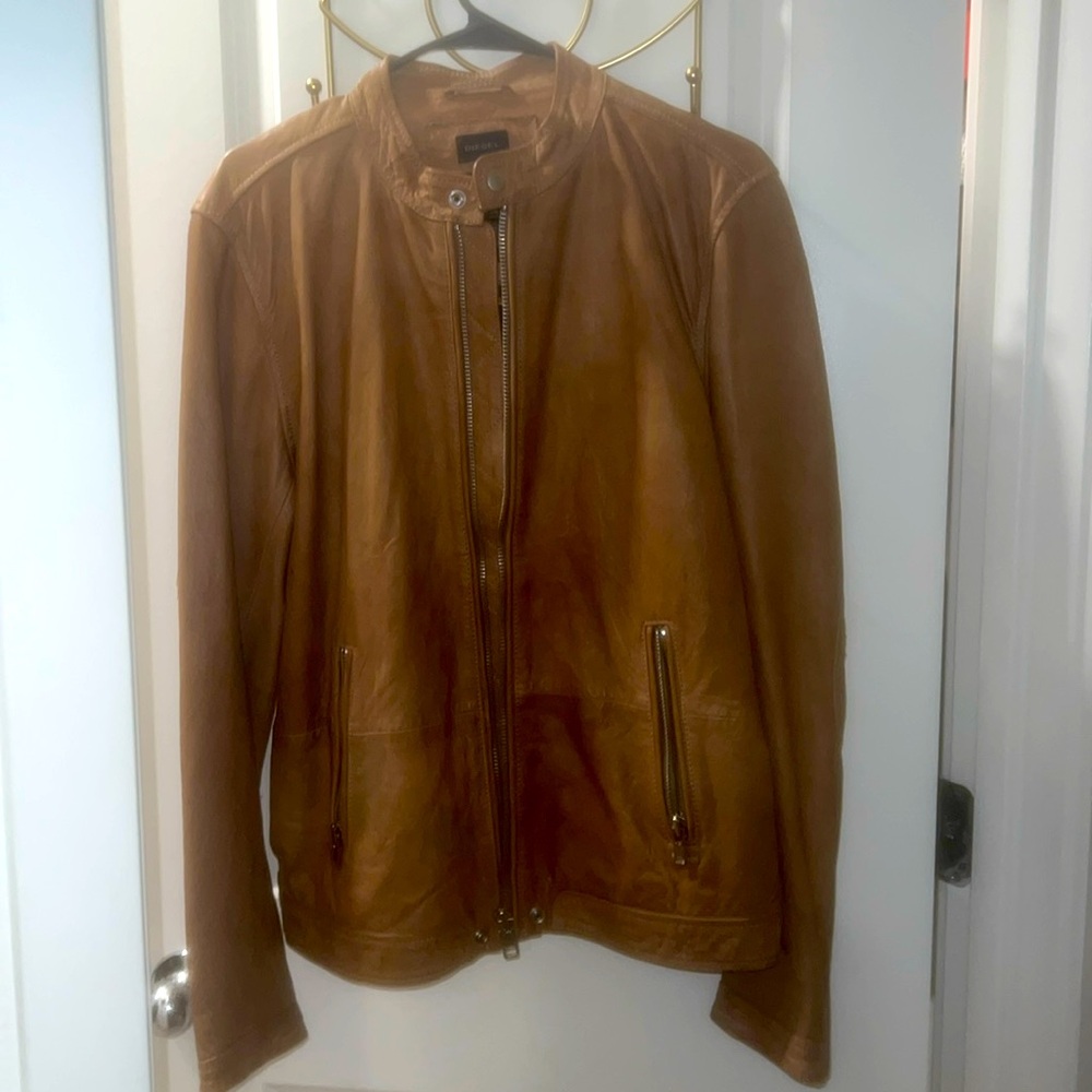Diesel 100% leather jacket Men’s
